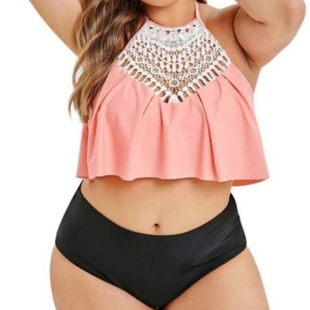 Plus size 0X and  1X swimsuit